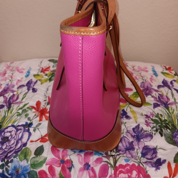 Dooney bourke leather  Dover tote  pink - Picture 5 of 12